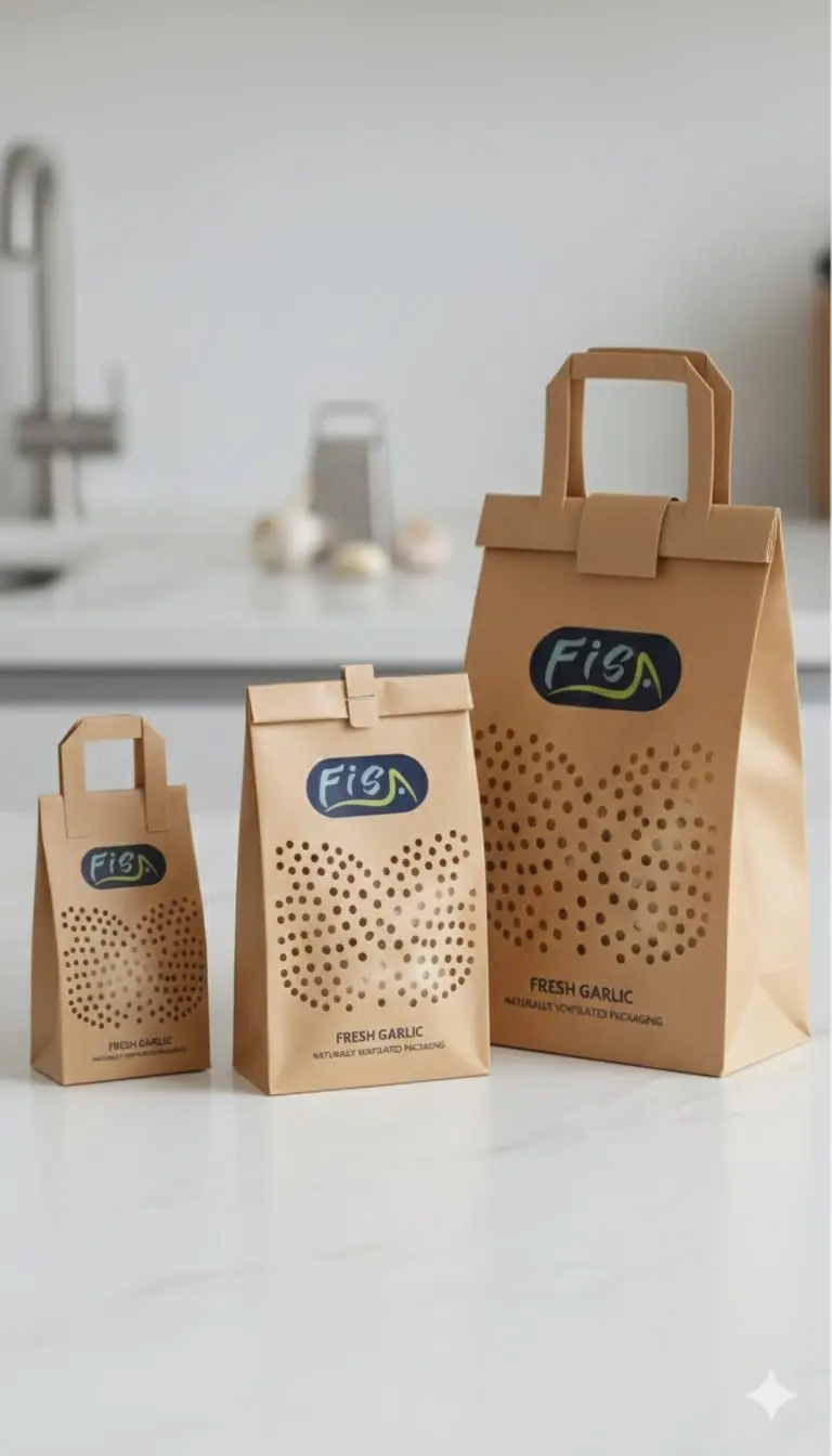 Fisa Food Verpackungskonzepte für frischen Araban Knoblauch